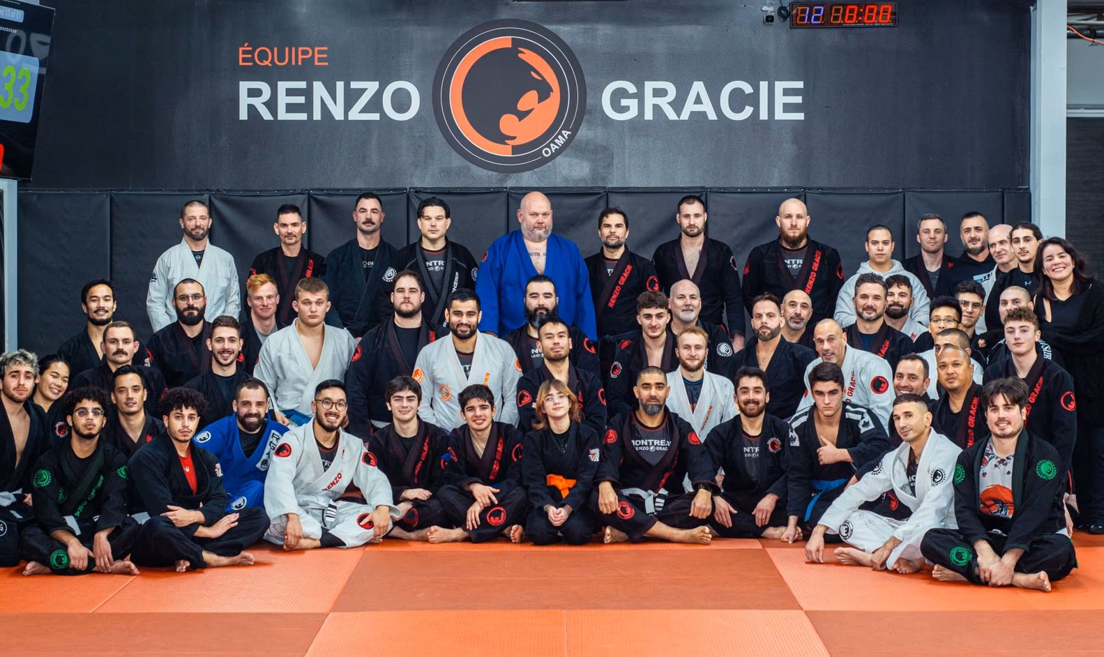 Photo d'équipe complète Renzo Gracie Laval